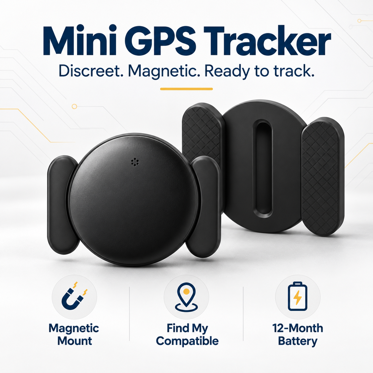 Mini Magnetic GPS Tracker – Smart Anti-Lost Finder