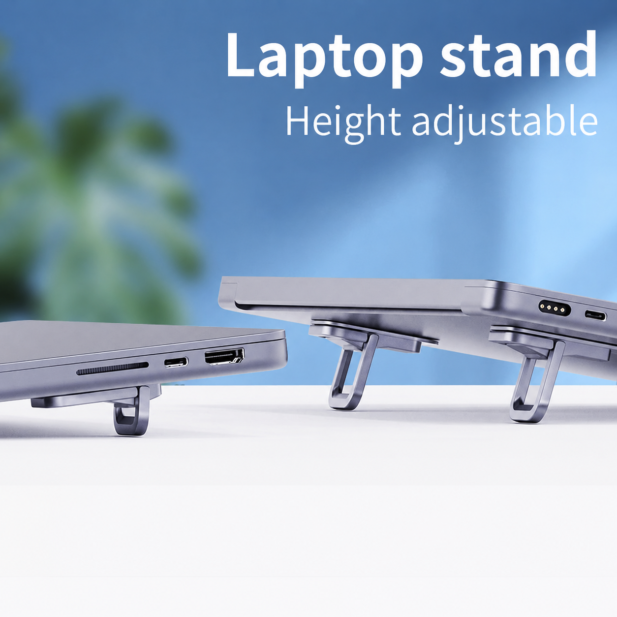 Adjustable 3 in 1 Invisible Laptop Stand