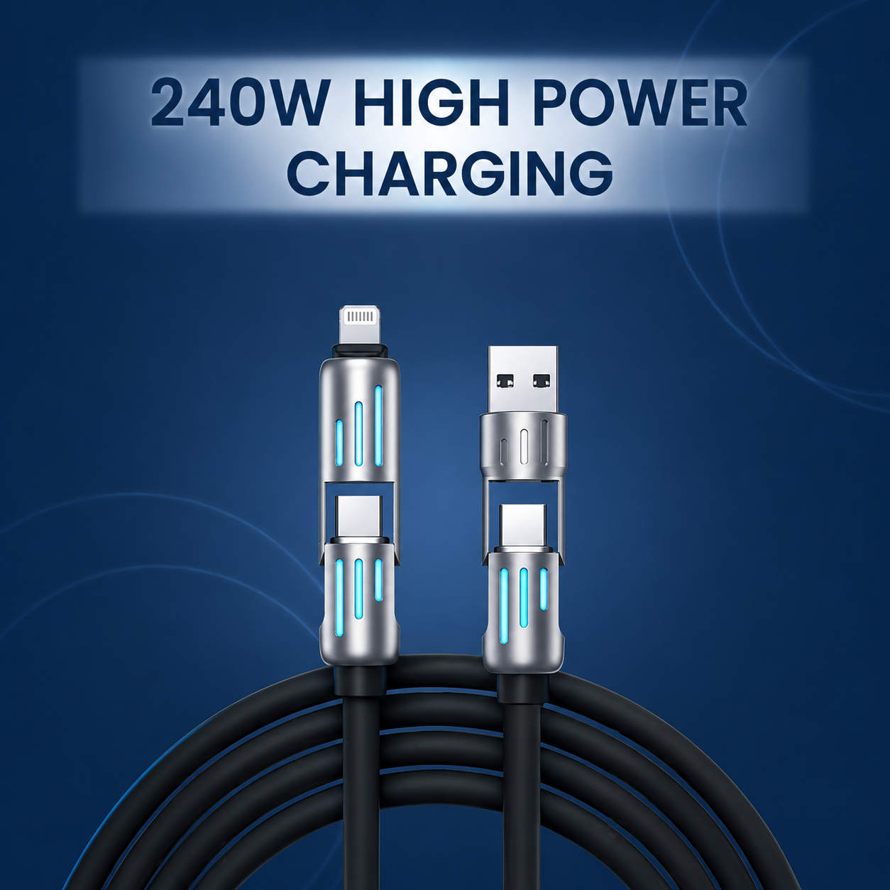 4-in-1 Multi USB Charging Cable