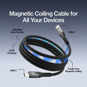 Magntic Nylon 100w Fast Charging Cable