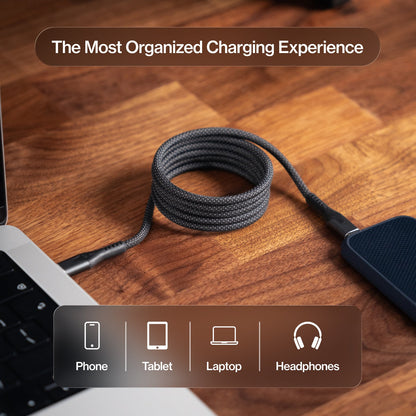Magntic Nylon 100w Fast Charging Cable